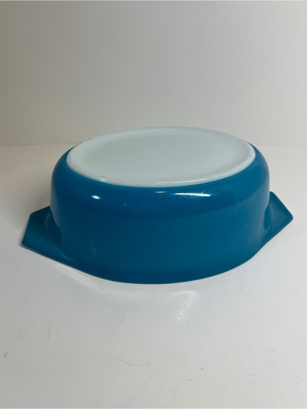 Vtg PYREX Horizon Blue Oval Casserole Dish (No Lid) 042 1.5Qt 1 1/2 Quart
